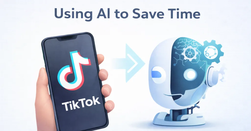 Using AI tools to save time with TikTok marketing and content creation
